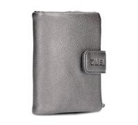 Zwei M.Wallet MW5 Petit Portefeuille pour Femme en Cuir synthétique Souple avec Bouton Pression et Compartiment pour pièces à Fermeture éclair, 6 emplacements pour Cartes, 4 Poches, 1 Compartiment à
