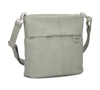 Zwei Mademoiselle.M M8 Crossbody Bag Sac à main pour femme 3 l en cuir synthétique avec compartiment secret et compartiment principal zippé, avec bandoulière courte et longue amovible, sauge