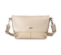 Zwei Mademoiselle.M Messenger 33 cm Compartiment pour ordinateur portable beige