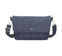 Zwei Mademoiselle.M Messenger 33 cm Compartiment pour ordinateur portable bleu