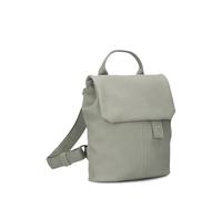 Zwei Mademoiselle.M MR45 Mini sac à dos pour femme 2 litres classique et élégant avec rabat de fermeture magnétique, poche zippée dans le dos et anneau porte-clés