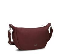 Zwei Mademoiselle M70 Moon-Bag Sac à main tendance en forme de demi-lune 4 l polyvalent comme sac banane, sac à bandoulière, sac de soirée, sac à bandoulière (rubis)