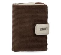 Zwei Porte-monnaie M.Wallet MW5 Cord Wood – Brun 10 cm