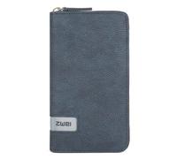 Zwei Mademoiselle Porte-monnaie 20 cm bleu