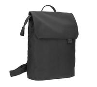 Zwei MADEMOISELLE.TEX MRTX13 Sac à dos de ville pour femme 7 l avec compartiment zippé et compartiment rembourré pour tablette, rabat de fermeture avec aimants, Noir, Taille unique pour tous