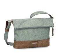 Zwei Olli OT6 Sac à main à bandoulière classique pour femme 2/4 l Imperméable Robuste et résistant Design bicolore Finitions de qualité supérieure, Eucalyptus, 28x20x8 cm, Sac à bandoulière