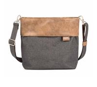 Zwei Olli OR12 Sac à dos pour femme (7 l) Sac à main et sac à dos 2 en 1 imperméable et robuste, compartiment de séparation rembourré, portable comme sac à main ou sac à dos de ville, Graphite