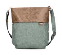 Zwei Olli OT12 Sac à bandoulière pour Femme 7 litres résistant et imperméable de qualité supérieure avec Porte-clés, bandoulière supplémentaire, Compartiment Secret, Eucalyptus, 31x32x13 cm, Sac à