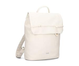 Zwei Perla Rucksack Per130 Off-White, Sac à Dos Femmes, Blanc cassé, 28x35x11cm