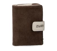 Zwei Porte-monnaie M.Wallet MW5 Cord Wood – Brun 10 cm