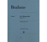 Zwei Rhapsodien op. 79 für Klavier zu zwei Händen by Brahms, Johannes NEUF