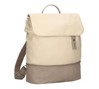 zwei Sac à dos beige taupe pour femme Jana JR13 Nubuk-Cappuccino 275960