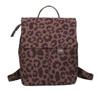 Zwei Mademoiselle.M MR8 Sac à dos de ville pour femme en cuir synthétique souple, rabat de fermeture magnétique, compartiment principal avec fermeture éclair, compartiment de séparation rembourré pour