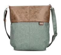 Zwei Olli OT12 Sac à bandoulière pour Femme 7 litres résistant et imperméable de qualité supérieure avec Porte-clés, bandoulière supplémentaire, Compartiment Secret, Eucalyptus, 31x32x13 cm, Sac à