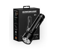 Zweibrüder ZB8T Lampe Torche LED Rechargeable 4000 lm - Lampe Torche Puissante avec USB-C et Digital Focus, Multiple Optic Technology (MOT), Étanche IP66, Idéale pour Outdoor, Camping et Trekking