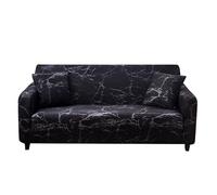 Zweig Housse De Canapé Noir 3 Place Housse Canapé Extensible,Couverture De Canapé Élastique Universelle Antidérapante Revêtement De Canapé,Couvre Canapé Aux Ménages avec Chiens