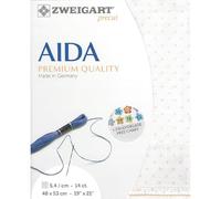 Zweigart aïda Motif étoiles prédécoupées pour Le Petit Point col.4229 stoffzuschnitt 48 x 52 x 68 cm
