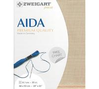 Zweigart Aida Taping Extra Fine col.306 stoffzuschnitt 48 x 52 x 68 cm