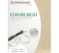 Zweigart EDINBURGH Tissu prédécoupé 35 carats 3217 Couleur 233 100% lin Pour broderie 48 x 68 cm
