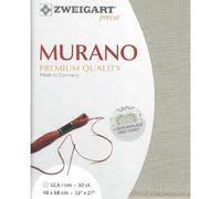 Zweigart MURANO precut Tissu de comptage 32 carats 3984 Couleur 6028 Poussière saharienne Tissu pour travaux manuels pour broderie 48 x 68 cm