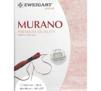 Zweigart Murano Tissu de comptage prédécoupé 32 carats 3984 Couleur 4269 rose vintage Tissu pour travaux manuels et broderie 48 x 68 cm