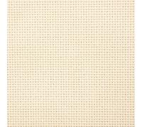 Zweigart Toile Aida 14 fils Crème (264), tissu pour point de croix, tissu à l'aiguille (50 x 50 cm)