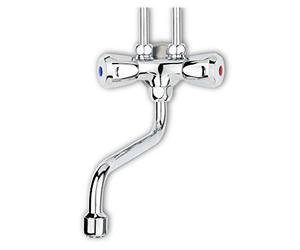 Zweiknopfarmatur / Mischarmatur für Übertischboiler QMIX 10 chrom