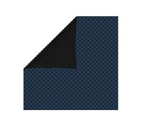 vidaXL Film solaire de piscine flottant PE 488x244 cm Noir et bleu