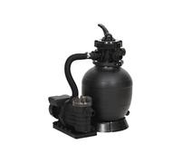 Zwembadzandfilter met voorfilter zwart93396