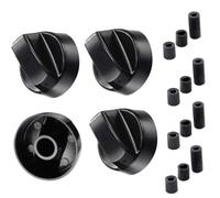 Zwenjuan Bouton Plaque de Cuisson,4pcs Boutons de Commande Universels,Bouton de Cuisinière,Bouton pour Réchaud à Gaz,pour Presque Toutes Les Cuisinières,Plaques de Cuisson,Four,Cuisinière à Gaz