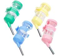 Zwenjuan Breuvoir pour Les rongeurs,4 pièces Biberon Hamster Biberon Lapin Nain pour Cage Dispensateur d'eau pour Petits Animaux,pour Hamsters Rats Guinées Furets Lapins Petits Animaux