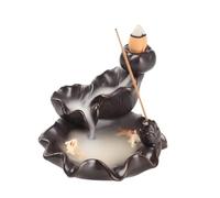 Zwenjuan Brûleur D'encens à Retour de Cascade Brûleur D'encens à Flux Inversé Waterfall Backflow Incense Burner Holder Brûleur pour La Décoration de La Maison Ornement D'aromathérapie