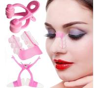 Zwenjuan Clip De Levage De Nez Pince,3 Pièces Nose Lifting Shaper,Clip De Levage De Nez Pince,Pince-Nez en Siliconen,Nez Beauté Pont De Nez Minceur Outils,Nose Lift Shaping Clip Shaper Kit