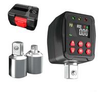 ZWEquipint Adaptateur de ynamométrique numérique 1,27 cm, précision ± 1 % 6-200 Nm, écran LCD avec mode pic/piste, sonnerie pour cliquet (135 N)