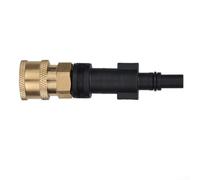ZWEquipint Adaptateur de lance à mousse à neige à connexion rapide Convertisseur de mousse 6,35 mm pour nettoyeur haute pression pour lavage de voiture (D)
