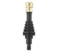 ZWEquipint Adaptateur de tige d'extension pour lance courte WA4013, accessoire de nettoyeur haute pression, compatible avec les modèles Worx pour Hydroshot Noir 150 mm Plastique Quick Connect