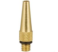 ZWEquipint Adaptateur de valve de vélo en laiton pour Presta vers Dunlop Conversion, accessoire de pompe à vélo en alliage de cuivre avec filetage de précision, doré (G)