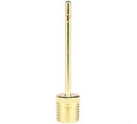 ZWEquipint Adaptateur de valve de vélo en laiton pour Presta vers Dunlop Conversion, accessoire de pompe à vélo en alliage de cuivre avec filetage de précision, doré (L)