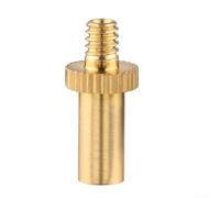 ZWEquipint Adaptateur de valve de vélo en laiton pour Presta vers Dunlop Conversion, accessoire de pompe à vélo en alliage de cuivre avec filetage de précision, doré (C)