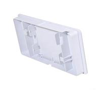 ZWEquipint ADQ75493301 Couvercle de filtre à air pour réfrigérateur LRFDS3006D pour LRFXC2416S pour SRFVC2416S, pièce de rechange ABS 195 x 89 mm, bord blanc ou argenté (bordure argentée)