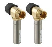 ZWEquipint Arresteur de marteau à eau en acier inoxydable 2,2 cm, robinet à flotteur C46500 en laiton pour réduire le bruit des tuyaux dans les toilettes, conforme UPC NSF