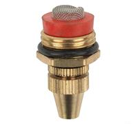 ZWEquipint Arroseur de jardin réglable en laiton, buse de pulvérisation d'eau de 1,27 cm avec interrupteur rotatif, changement multi-étapes, pour irrigation de pelouse, fontaine atomisation