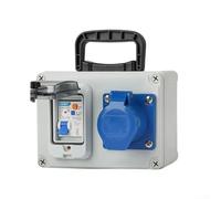 ZWEquipint Boîte de jonction étanche IP65 pour extérieur pour contrôle de l'alimentation électrique, boîte de distribution résistante aux intempéries avec fonctions de sécurité pour jardin, terrasse