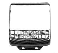 ZWEquipint Cadre de grille d'aération arrière en fibre de carbone compatible avec Tesla pour Model 3 et pour modèle Y 2025, accessoire intérieur en matériau ABS (carbone vif)