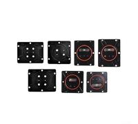 ZWEquipint Compresseur d'air silencieux sans huile avec plaque de soupape à vis, soulagement de la pression de 200 psi pour un fonctionnement à sec, construction en fer et en acier, compatible avec