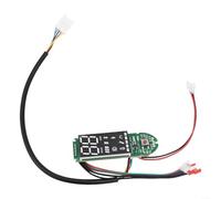 ZWEquipint Compteur de tableau de bord pour scooter électrique de 21,6 cm, instrument avec taille de 22,7 x 71,5 mm et longueur de ligne de 259 mm, pièce de rechange en plastique vert (mètre)