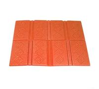 ZWEquipint Coussin pliable d'extérieur portable, tapis de siège en mousse XPE imperméable pour camping, randonnée, pique-nique, tapis d'herbe résistant à l'humidité, voyage compact (orange)