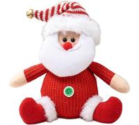 ZWEquipint Décoration de Noël à suspendre en forme de renne en peluche | Poupée en mousse douce pour décoration de cheminée, couronne de sapin de Noël, jolie décoration de vacances, 16 cm (A)