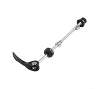 ZWEquipint Ensemble de brochettes à dégagement rapide pour vélo - Axe en acier chromé CNC pour route et VTT, levier de verrouillage sécurisé - Léger avant 100 mm et arrière 135 mm (arrière noir)