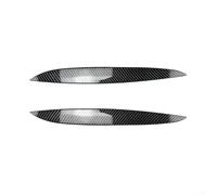 ZWEquipint Garniture de sourcils de phare en ABS, pour Golf MK4 GTI SDI R32 1997-2005, kit de style extérieur aspect carbone noir brillant, paire gauche et droite (aspect carbone)